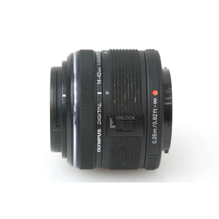 M.ZUIKO 【全額返金保証】お買い得品｜オリンパス DIGITAL 14-42mm F3.5-5.6 II R ブラック CA01 ...