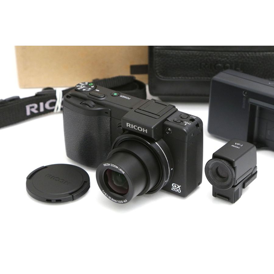 リコー（RICOH） 【全額返金保証】並品｜リコー GX200 VF KIT（VF-1同