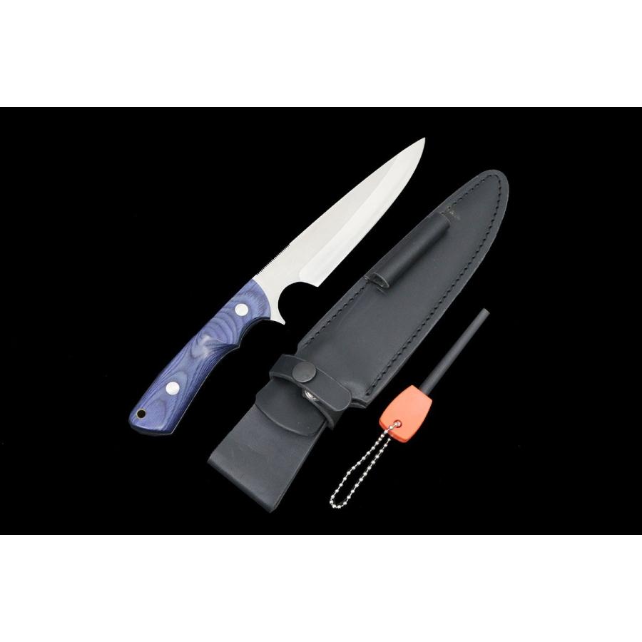 未使用品｜KOJI.H ブッシュクラフトナイフ 原幸治 革シース付 KN02