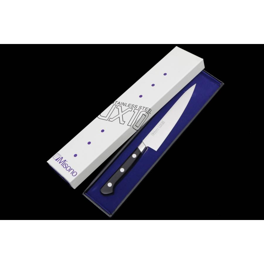 未使用品｜ミソノ ペティナイフ 150mm UX10 ステンレス 鍔付き柄 箱付 KN02-B4161-2L3 : アキバ流通 - 通販 ...