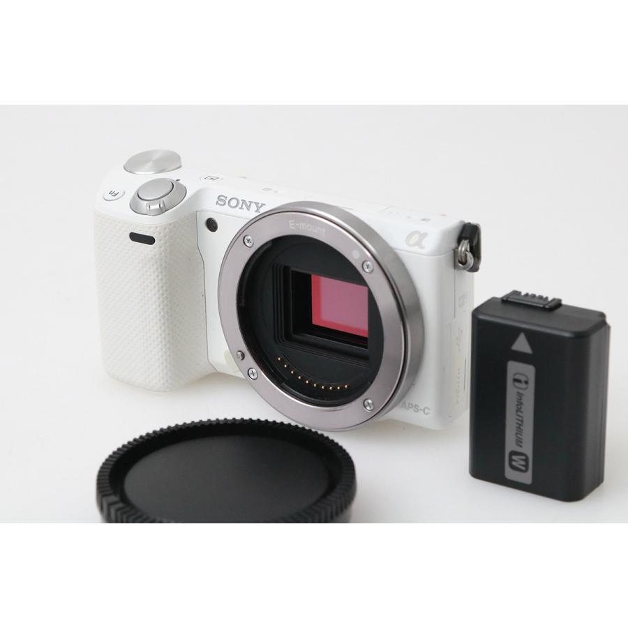 NEX 【全額返金保証】並品｜ソニー α NEX-5R ボディ （純正予備