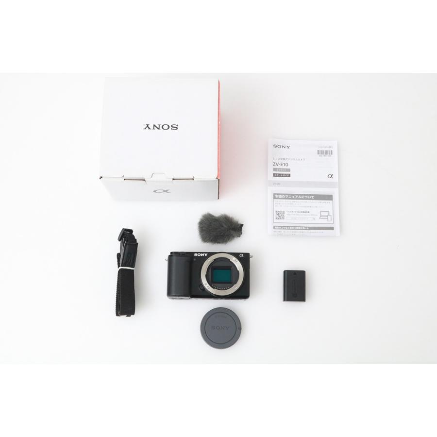 S数わずか785回【センサー清掃済】SONY ZV-E10 ボディ【返金保証付】 VLOGCAM 【全額返金保証】良品｜ソニー ZV-E10 ボディ [ブラック