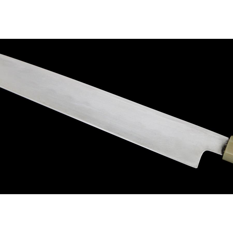 美品｜無銘 柳刃包丁 V金本焼 尺 銀巻 黒檀柄 白鞘付・箱付 KN02-B4789