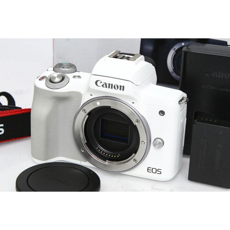 EOS Kiss 【全額返金保証】美品｜キヤノン M2 ボディ [ホワイト 