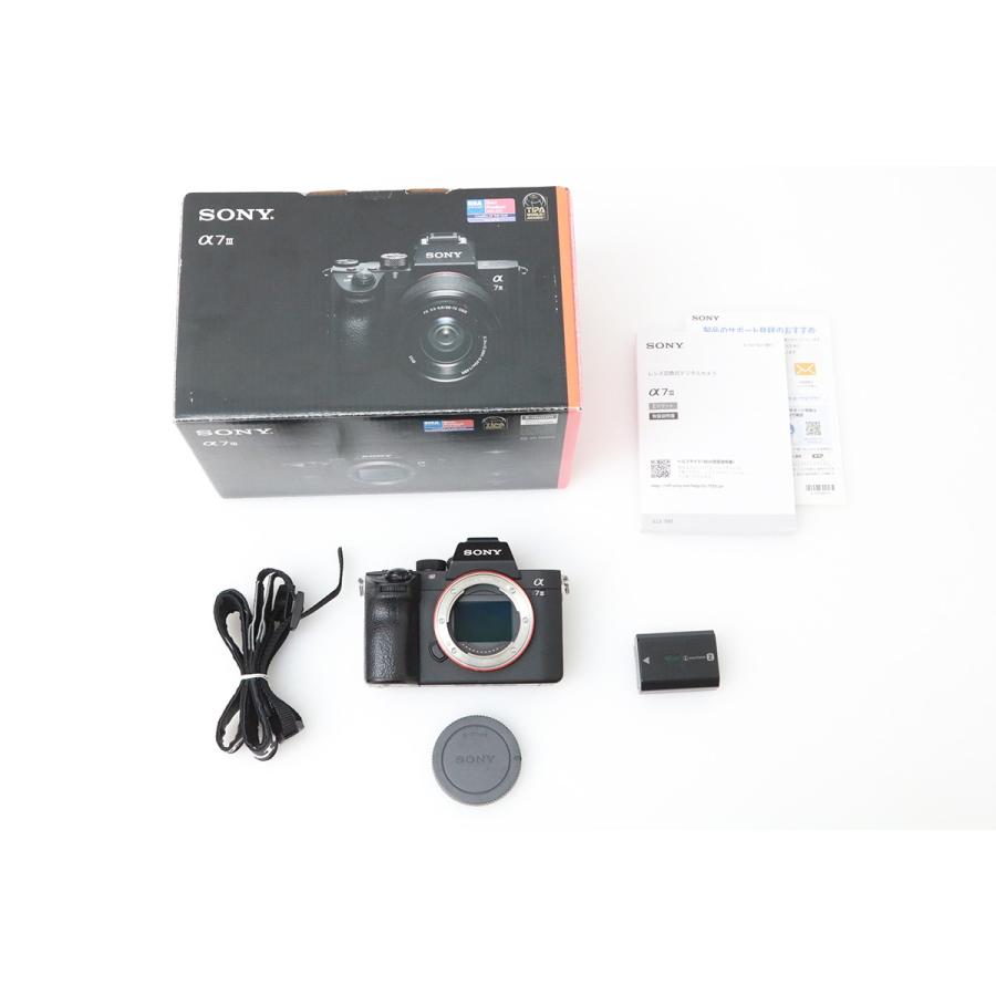 α7 【全額返金保証】並品｜ソニー III ILCE-7M3 ボディ （センサー清掃 