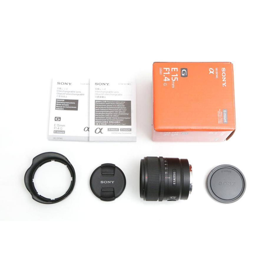 美品》SONY E 15mm F1.4 G SEL15F14G 未使用 SONY E 15mm F1.