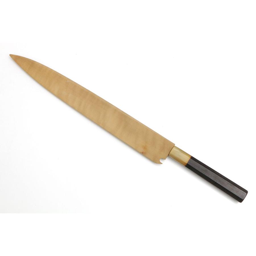 E様用。【超希少】高鳳 水焼き本焼き 尺一 柳刃包丁 美品｜高鳳 柳刃包丁 水焼本焼 尺一 黒檀柄 白鞘付 KN02-B5105-2L4