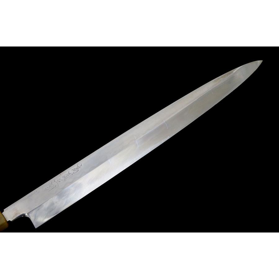 美品｜高鳳 柳刃包丁 水焼本焼 尺一 黒檀柄 白鞘付 KN02-B5105-2L4