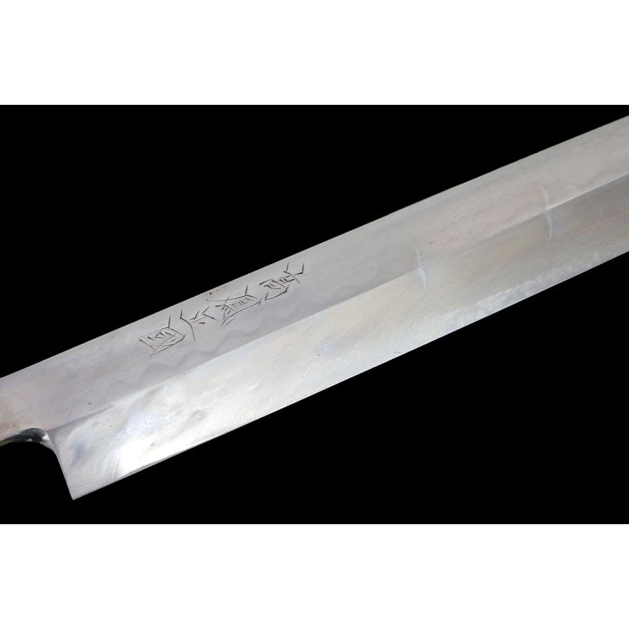 美品｜高鳳 柳刃包丁 水焼本焼 尺一 黒檀柄 白鞘付 KN02-B5105-2L4