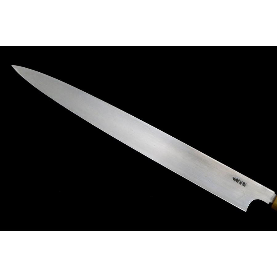 美品｜高鳳 柳刃包丁 水焼本焼 尺一 黒檀柄 白鞘付 KN02-B5105-2L4