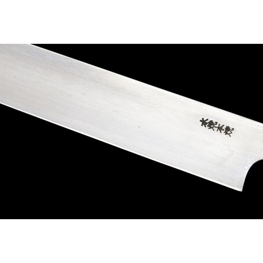 美品｜高鳳 柳刃包丁 水焼本焼 尺一 黒檀柄 白鞘付 KN02-B5105-2L4