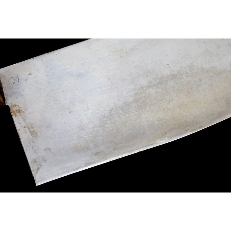 並品｜無銘 中華包丁 225mm 6号 名入 KN02-B5135-2L1D_2