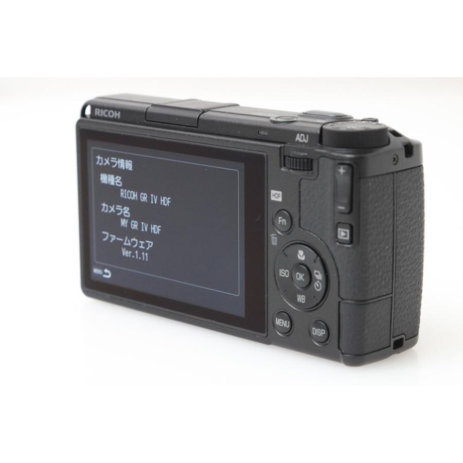 RICOH GR 【全額返金保証】極美品｜リコー IV HDF CA01-M6061-2P3