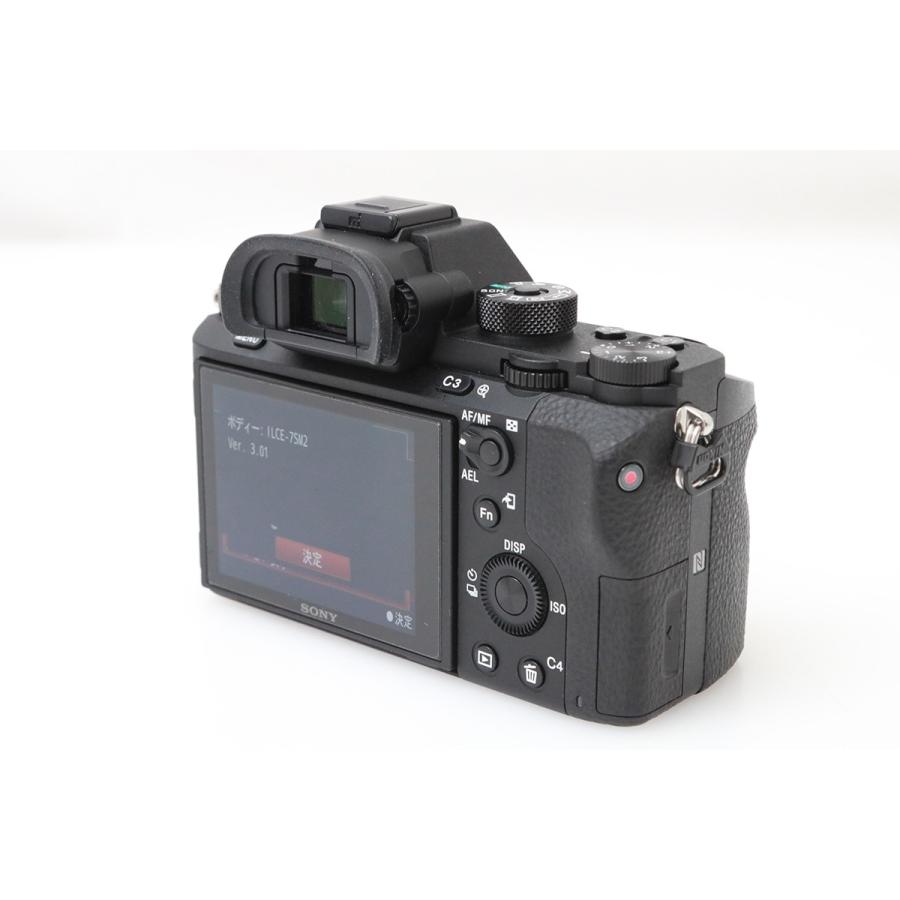 【全額返金保証】美品｜ソニー α7S II ILCE-7SM2 ボディ （純正予備バッテリー付き・センサー清掃済み） CA01-M6148-2P2Aの画像