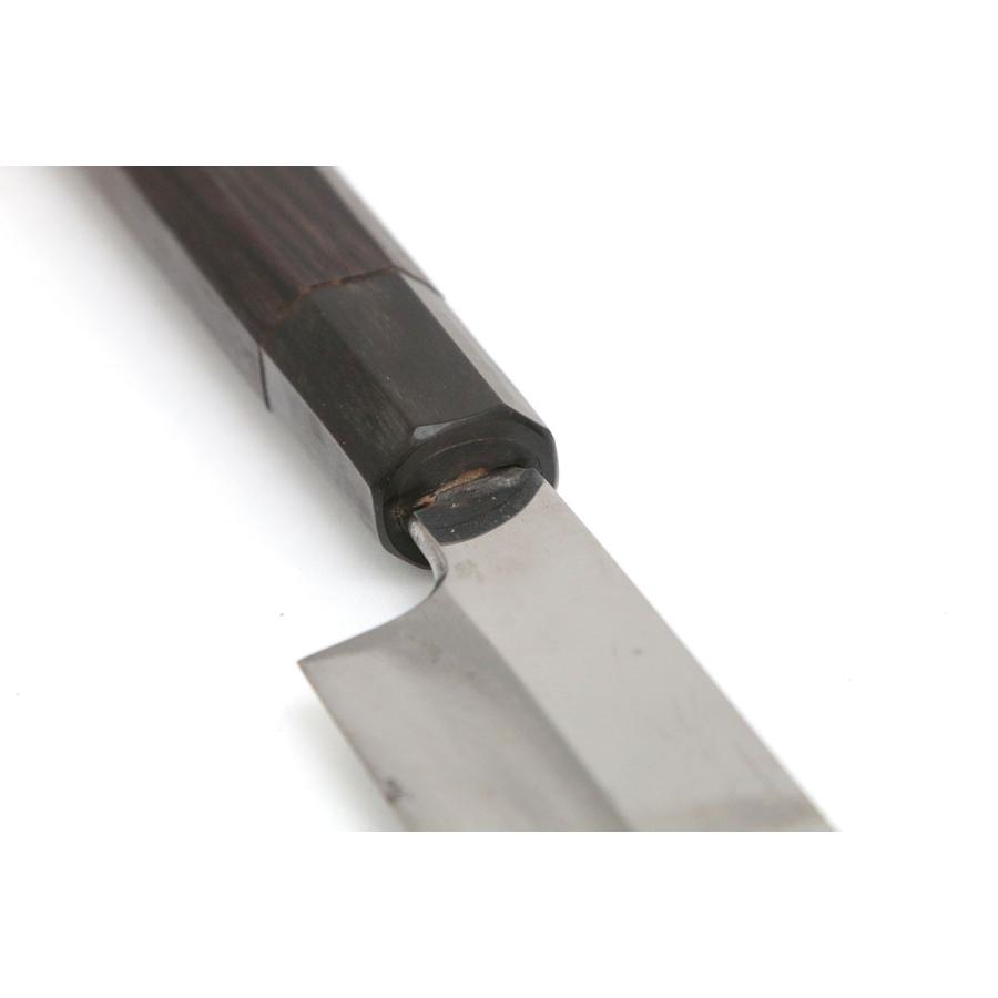 美品｜武蔵守國行 柳刃包丁 本焼 尺一 黒檀柄 白鞘付 KN02-B5508-2L4