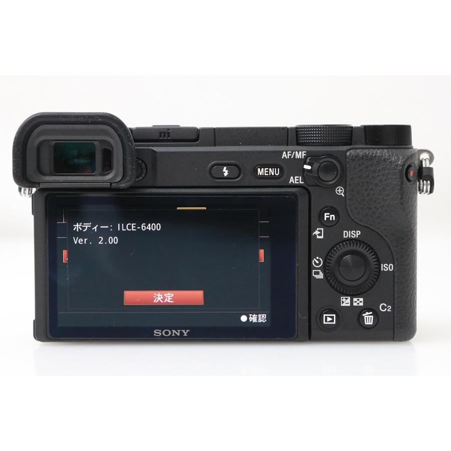 【全額返金保証】良品｜ソニー α6400 ボディ ILCE-6400 ブラック （センサー清掃済み） CA01-M6211-2P2Bの画像