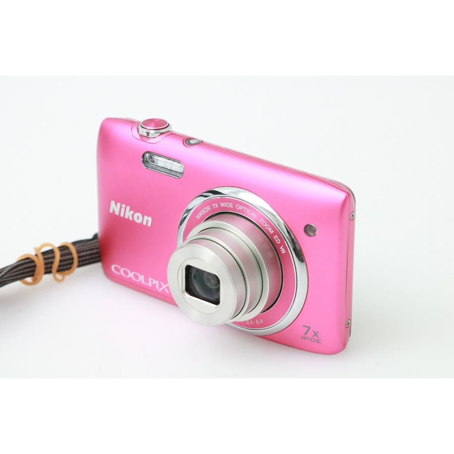 COOLPIX S 【全額返金保証】並品｜ニコン S3500 [ストロベリーピンク