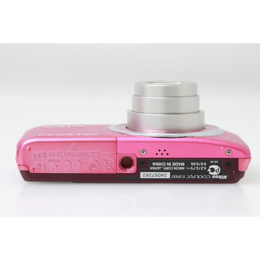 COOLPIX S 【全額返金保証】並品｜ニコン S3500 [ストロベリーピンク