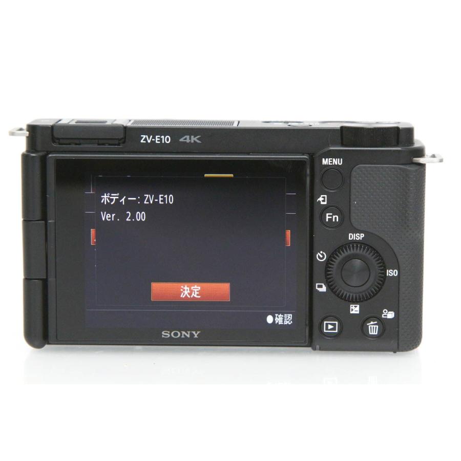 【全額返金保証】良品｜ソニー VLOGCAM ZV-E10 ボディ [ブラック]（センサー清掃済み） CA01-R5126-2P1Aの画像