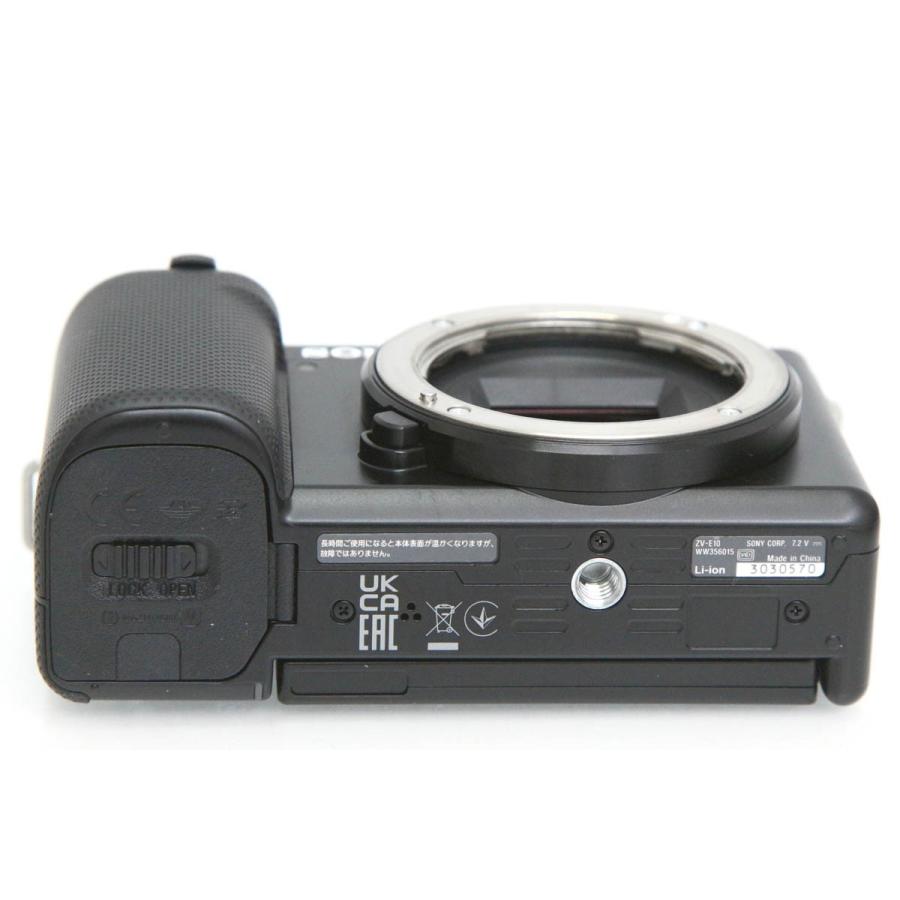 【全額返金保証】良品｜ソニー VLOGCAM ZV-E10 ボディ [ブラック]（センサー清掃済み） CA01-R5126-2P1Aの画像
