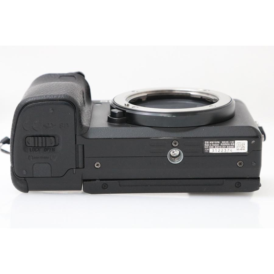 【全額返金保証】良品｜ソニー α6400 ボディ ILCE-6400 ブラック CA01-M6633-2Q1Aの画像