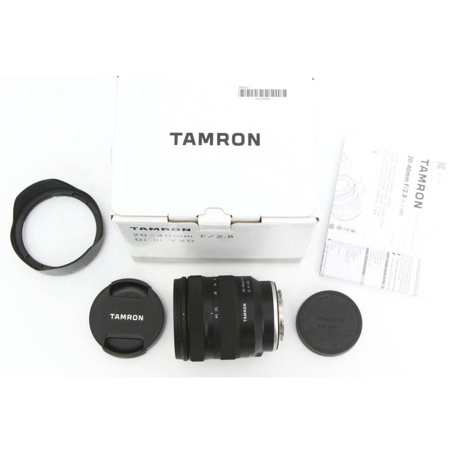 【全額返金保証】美品｜タムロン 20-40mm F/2.8 Di III VXD (Model A062) CA01-R5387-3X5の画像