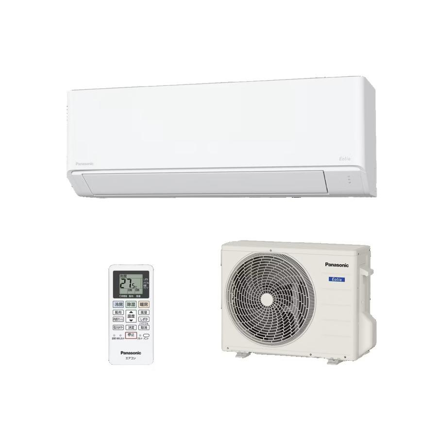 新品　工事込　即日ＯＫ　Panasonic CS-225DFR-W エオリア パナソニック CS-225DFR-W 6畳 インバーター冷暖房除湿タイプ