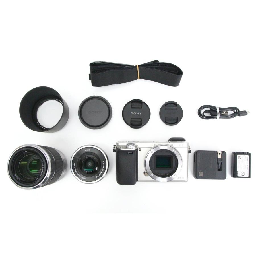 α6000 【全額返金保証】良品｜ソニー ILCE-6000Y ダブルズームレンズ