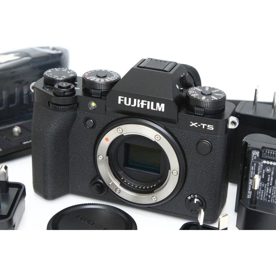 【美品】FUJIFILM X-T5 ボディ ブラック【保証書付き】 富士フイルム Xシステム 【全額返金保証】美品｜富士フイルム FUJIFILM