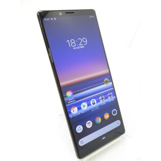 ブランド雑貨総合 中古 Sony Xperia 1 64gb ブラック Sov40 Auロック解除済みsimフリー Androidスマートフォン ネットワーク利用制限 判定 Babylonrooftop Com Au