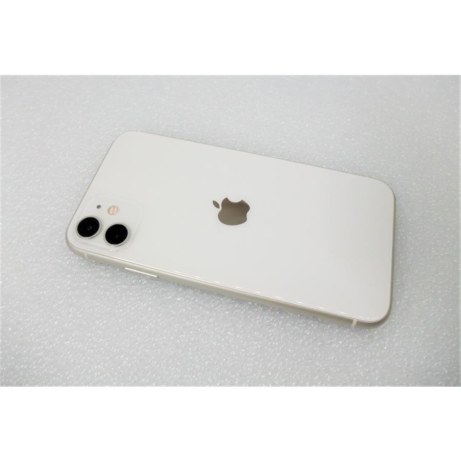 中古 Apple iPhone11 128GB ホワイト MWM22J/A SIMフリー ネットワーク 