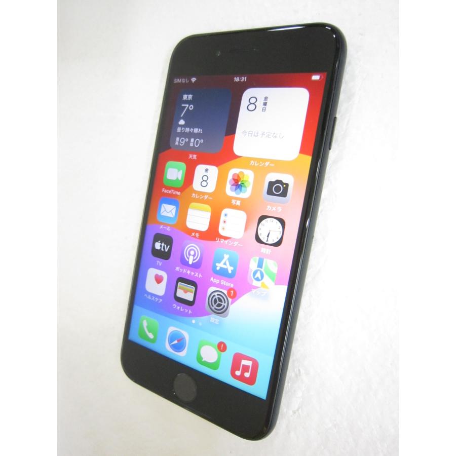 中古 Apple iPhone SE 第3世代 64GB ミッドナイト MMYC3J／A SIMフリー｜akiba-yushop｜02