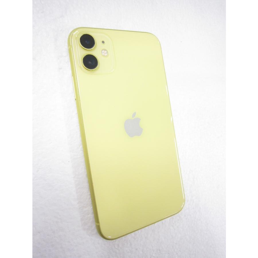 中古 Apple iPhone11 64GB イエロー MWLW2J／A SIMフリー ネットワーク利用制限▲判定｜akiba-yushop｜03