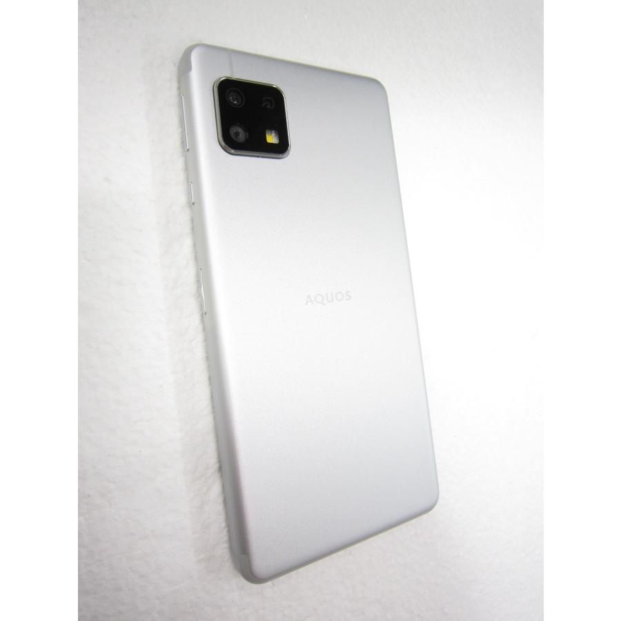 中古 SHARP AQUOS sense4 basic 64GB シルバー A003SH Y!mobile ネットワーク利用制限▲判定 ※SIMトレイ欠品｜akiba-yushop｜03