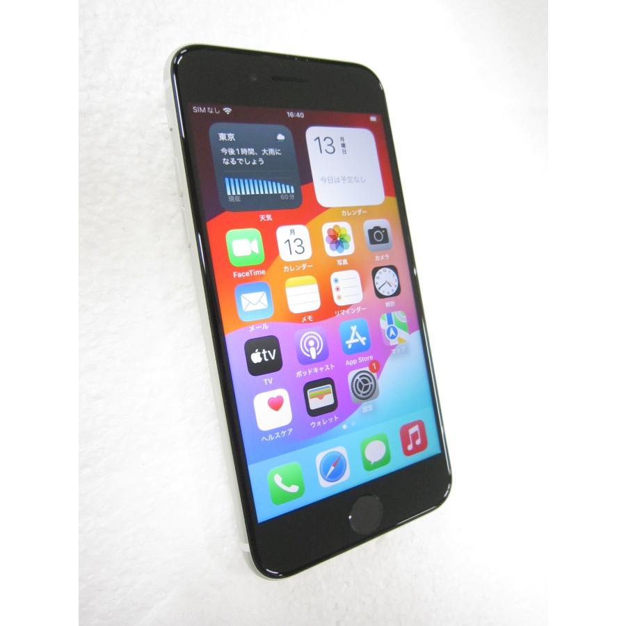 中古 Apple iPhoneSE 第2世代 128GB ホワイト MHGU3J／A SIMフリー 