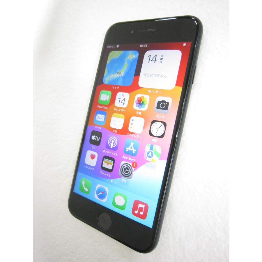 中古 Apple iPhoneSE 第3世代 128GB ミッドナイト MMYF3J／A SIMフリー ネットワーク利用制限▲判定｜akiba-yushop｜02