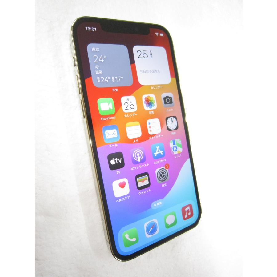Apple 中古 iPhone12 Pro 256GB ゴールド MGMC3J／A SIMフリー 