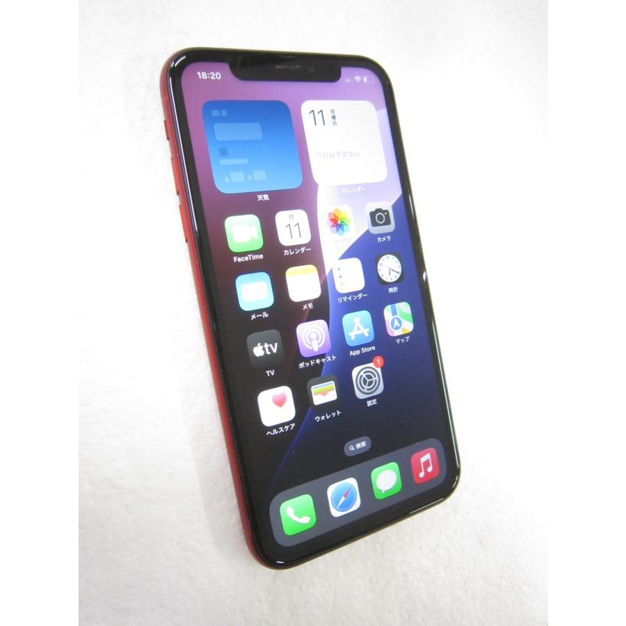 美品 Apple iPhone XR MT062J/A レッド 判定○ スマホ