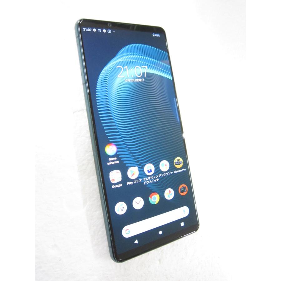 中古 SONY Xperia5 III 128GB グリーン SO-53B SIMフリー ネットワーク 
