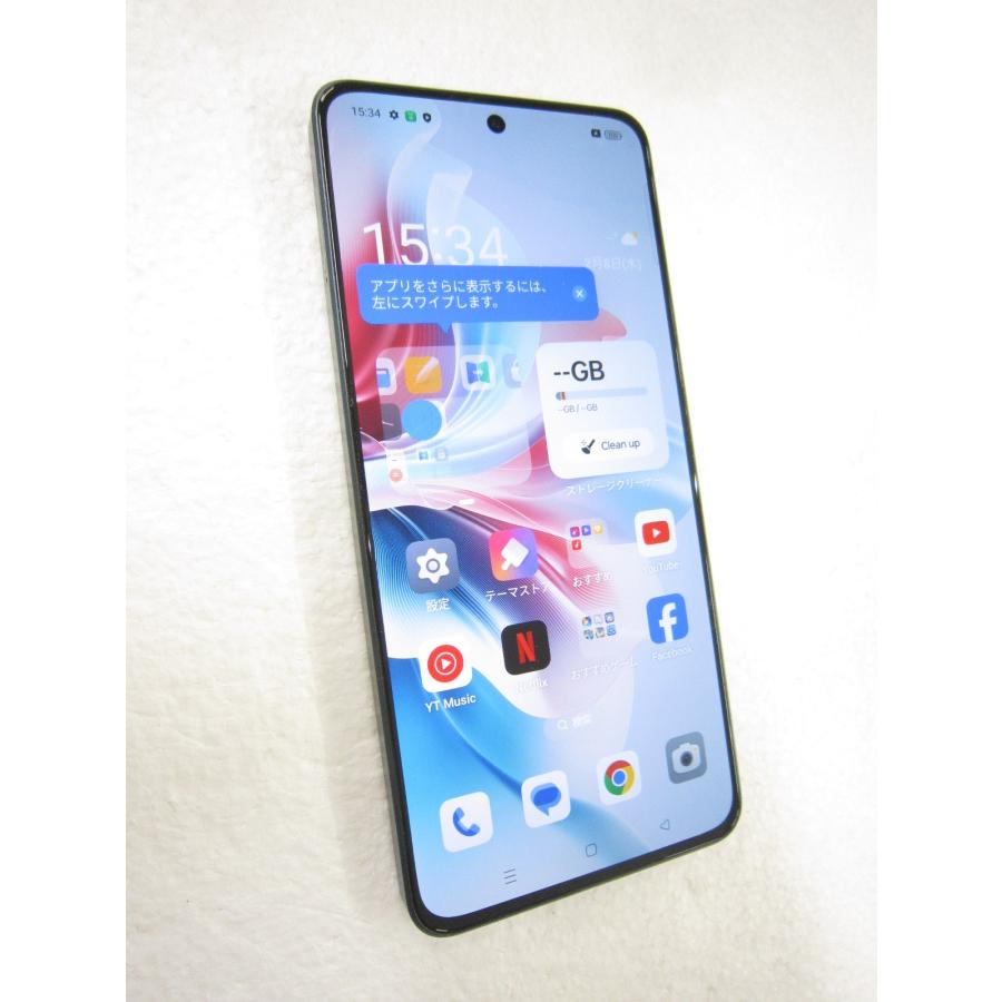 Reno 中古 OPPO Reno11 A 128GB ダークグリーン CPH2603GR SIMフリー 