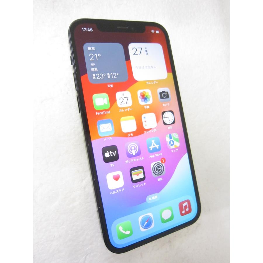 iPhone - iPhone12 128GB ブラック　本体　シムフリー端末白ロム MGHU3J iPhone12 128GB ブラック 本体 シムフリー端末白ロム MGHU3J