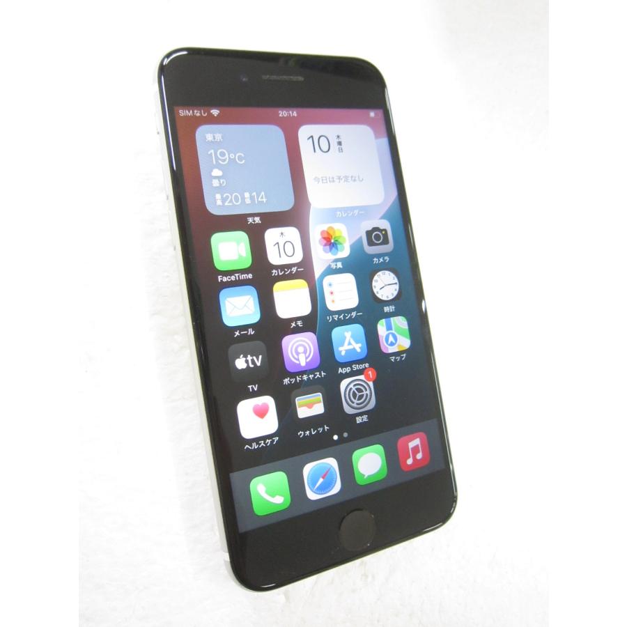Apple 中古 iPhone SE 第2世代 64GB ホワイト MHGQ3J／A SIMフリー  