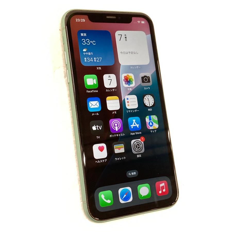 Apple 中古 Apple iPhone11 128GB グリーン MWM62J／A SoftBank 