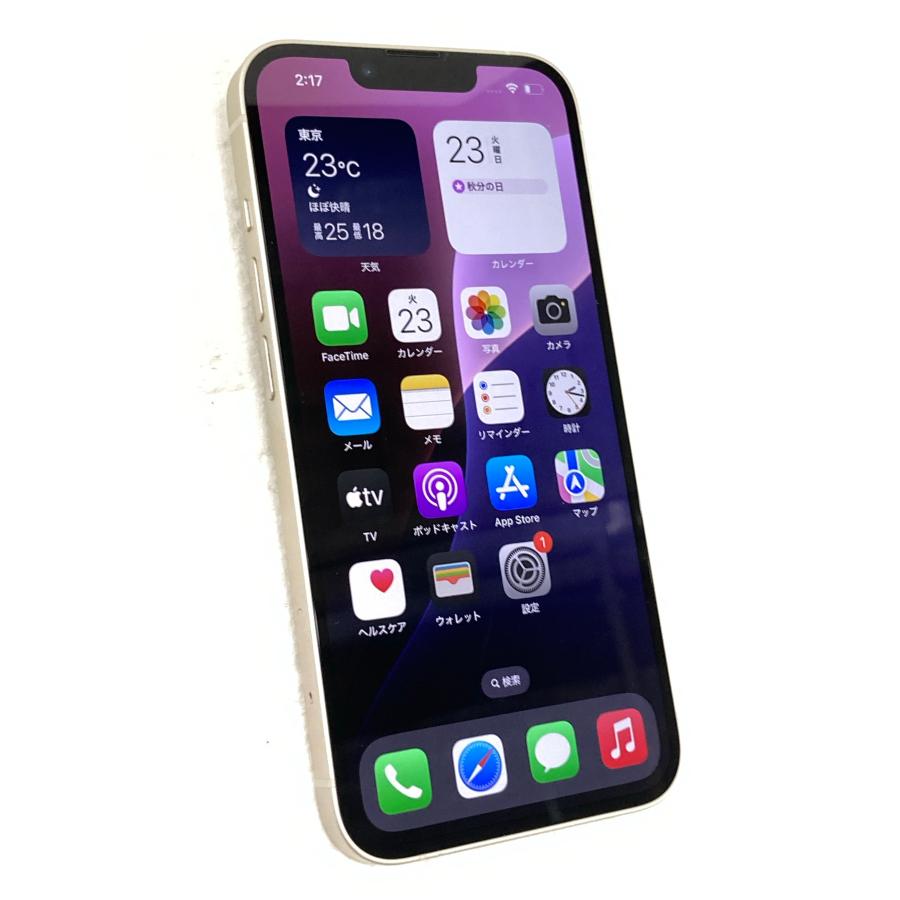 Apple 中古 Apple iPhone14 128GB スターライト MPUQ3J／A SIMフリー