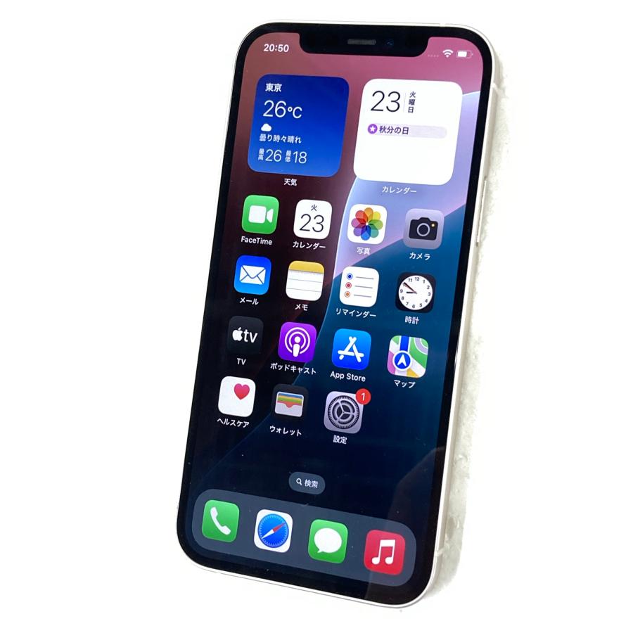 Apple SoftBank アップル /iPhone12 128GB/MGHV3J/A/G6TF9GXG0F07/Bランク/67【中古】 Apple 中古 iPhone12 128GB ホワイト MGHV3J／A SIMフリー