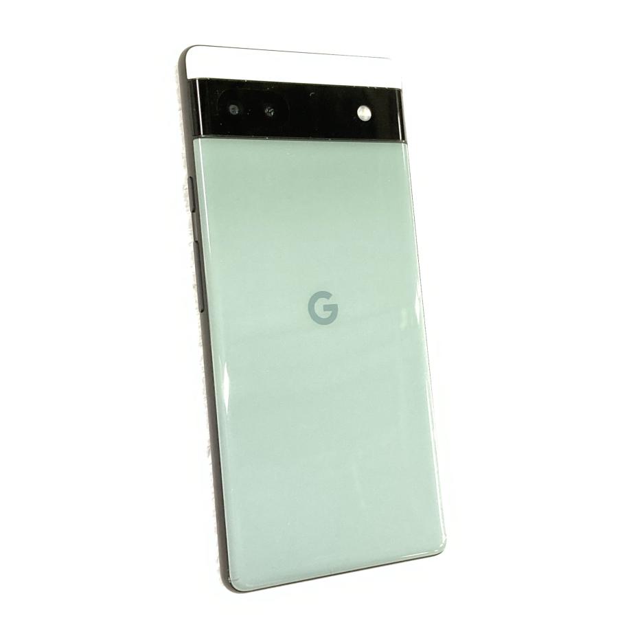【美品】Google Pixel6a セージ 128GB SIMフリー Google Pixel 液晶美品 SIMフリー Pixel6a 128GB [セージ] au