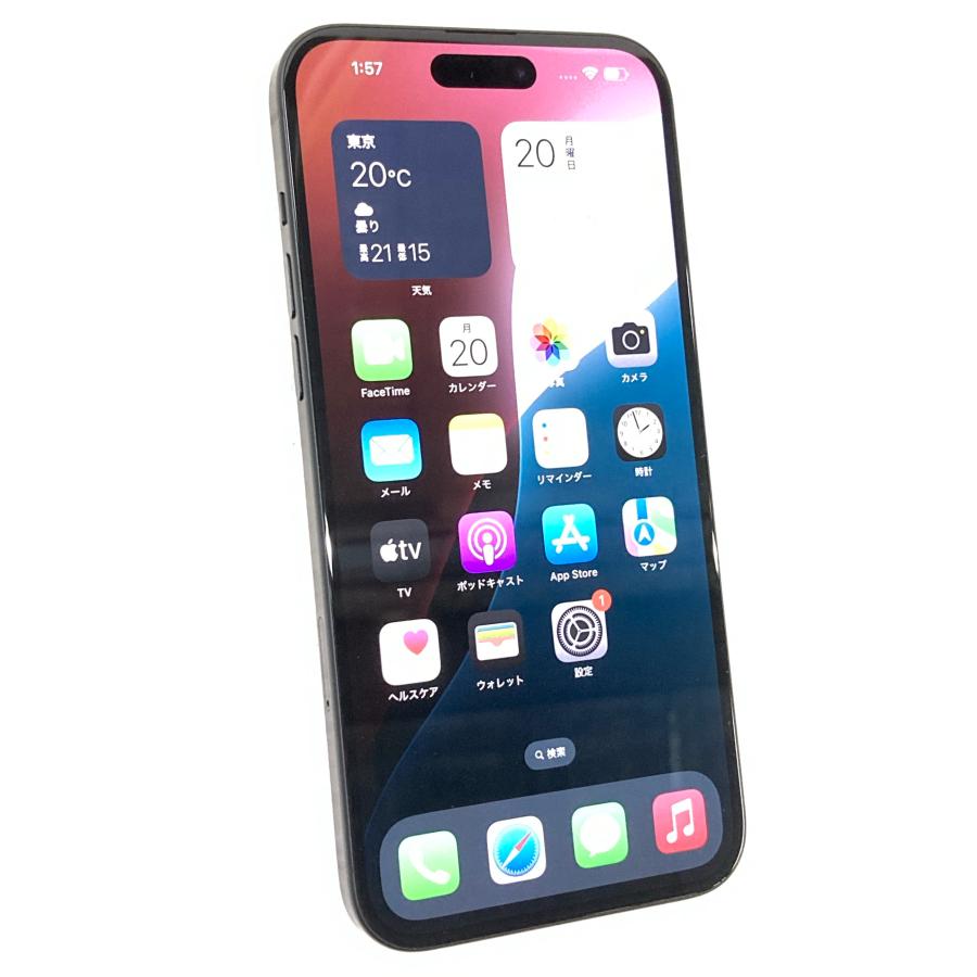 iPhone 15 Plus 128GB ブラック SIMフリー　中古品 Apple 中古 iPhone15 Plus 128GB ブラック MU083J／A SIMフリー