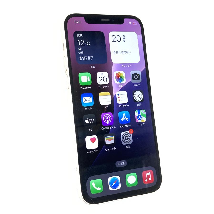 Apple 中古 iPhone12 64GB ホワイト MGHP3J／A SIMフリー : あきばU