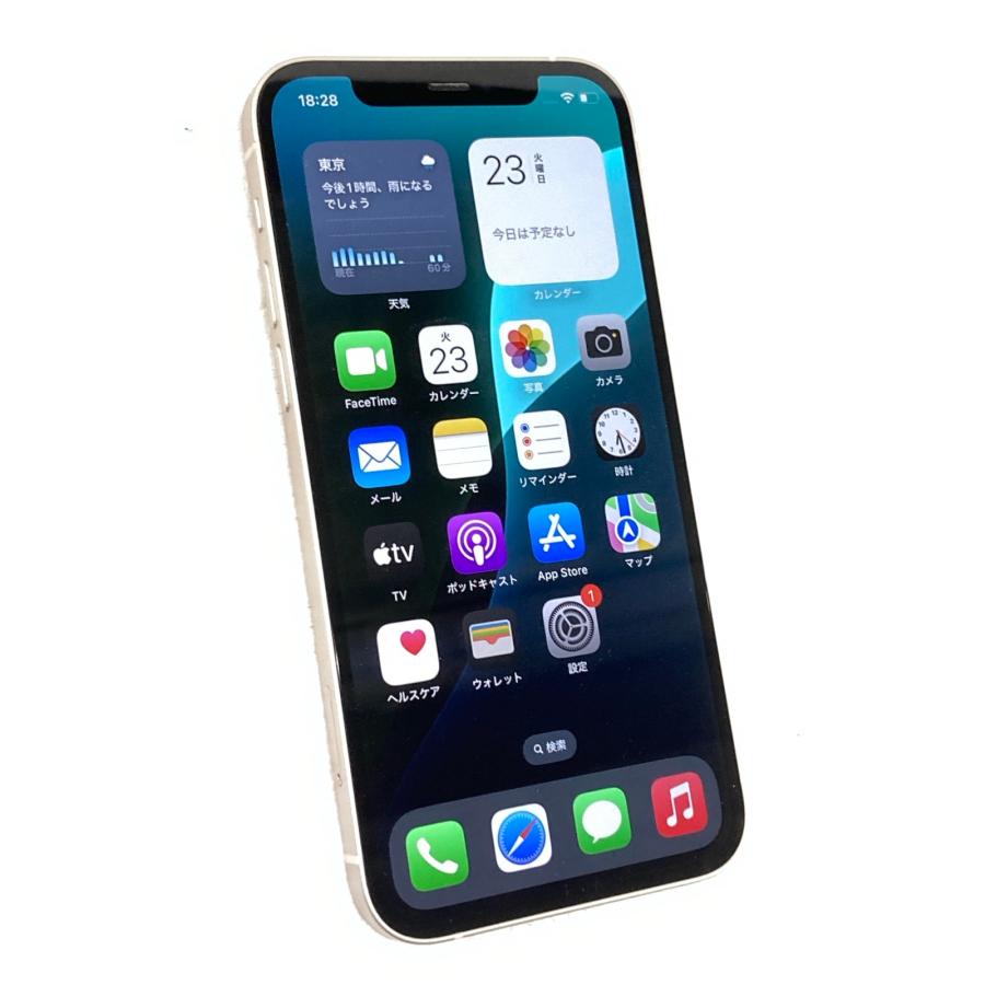 Apple 中古 Apple iPhone12 128GB ホワイト MGHV3J／A SIMフリー ※赤
