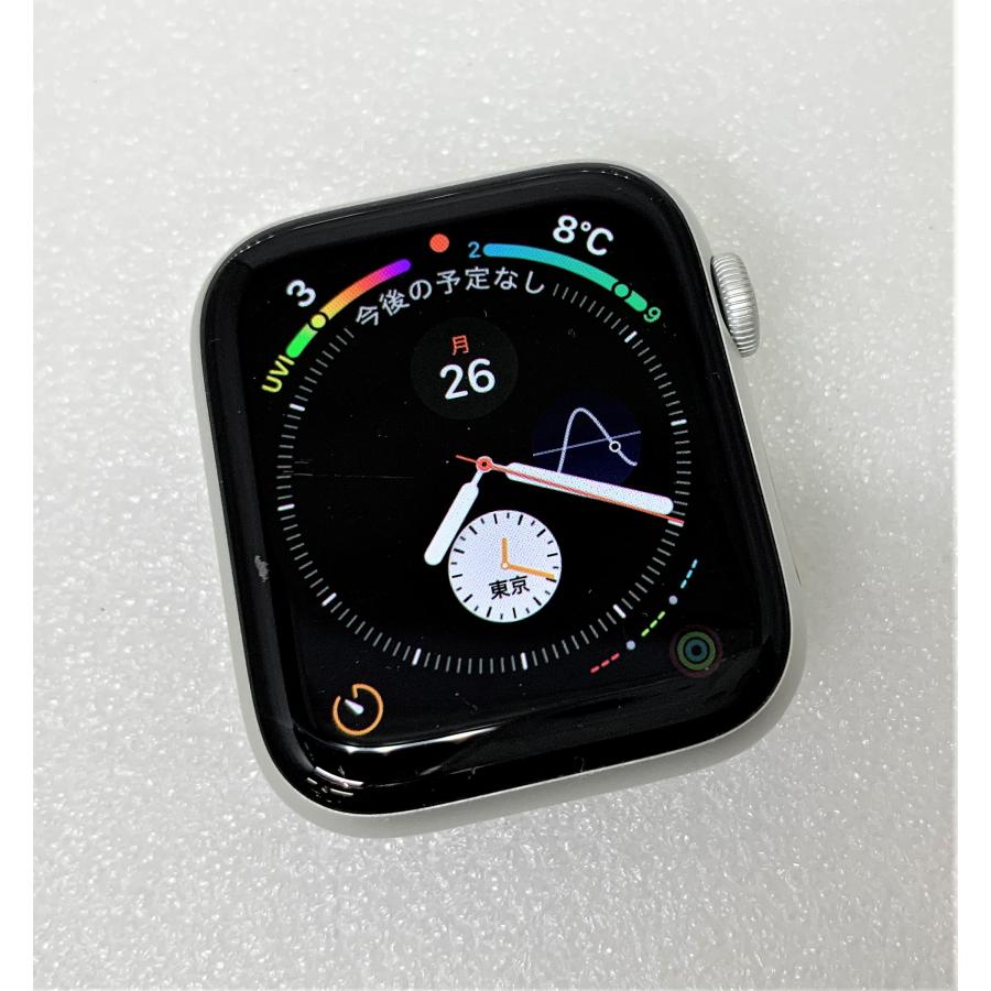 Apple Watch Series 4 中古 Series4 GPS 44mm シルバーアルミニウム